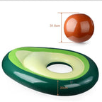 2-in-1 Giant Avocado Pool Inflatable + Beach Game