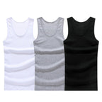 3x Men's Essentials Tank Top Bundle (Value Pack)