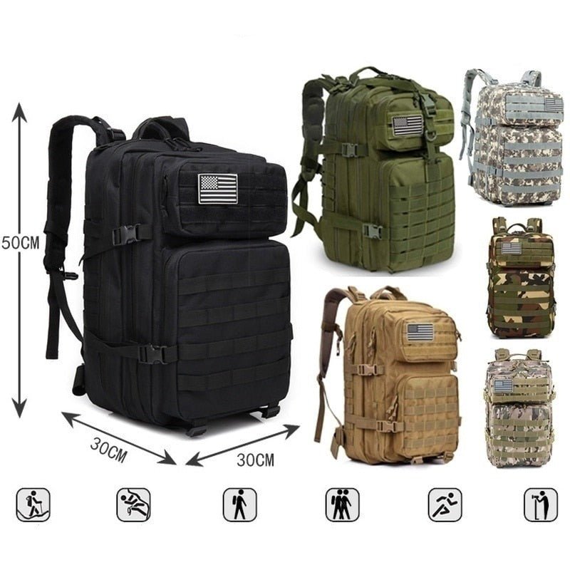 50L Tactical Backpack