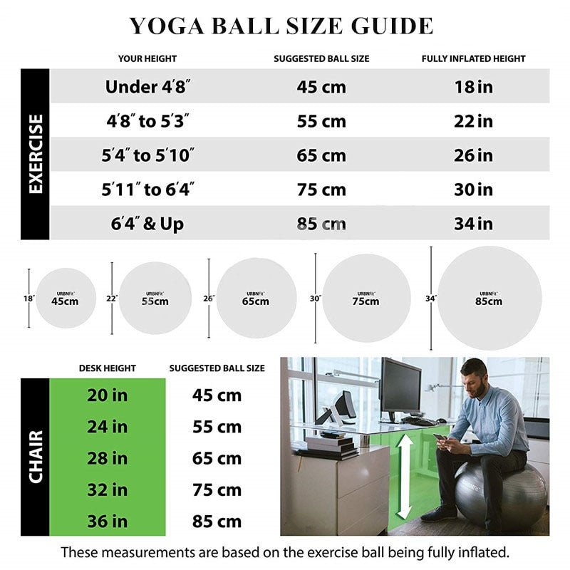 55cm Yoga Exercise Ball