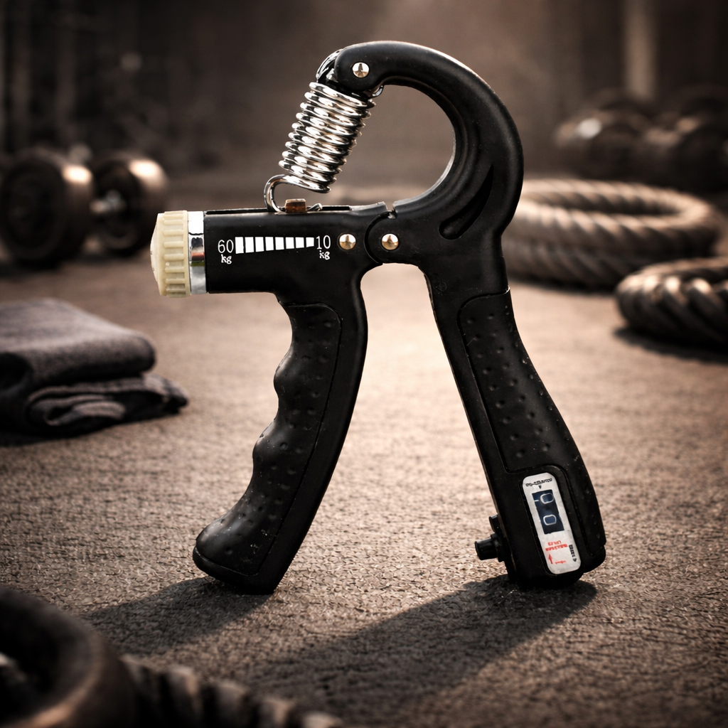 10-60kg Adjustable Hand Grip Exerciser With Counter