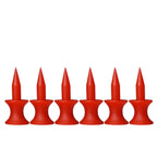 Colorful Plastic Step Down Castle Golf Tees Height Control Ball Holder