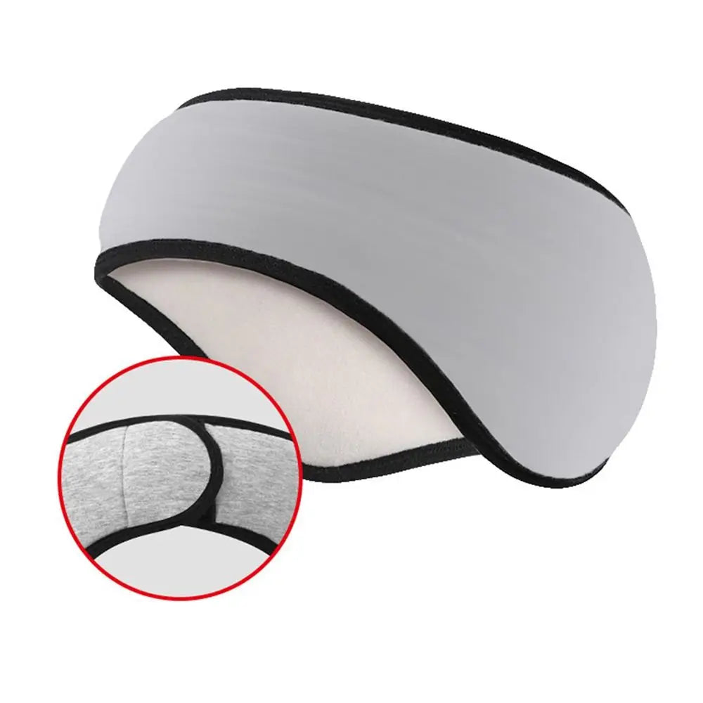 Comfortable Three-Layer Blackout Sleep Mask with Ear Muffs