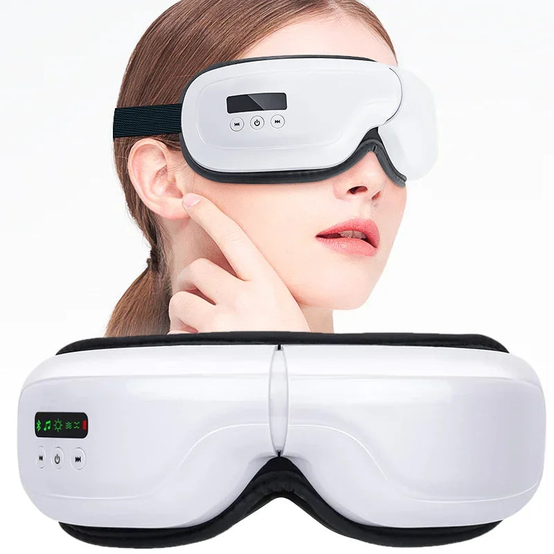 Blue Eye Massager with Heat, Vibration & Air Compression
