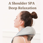 Electric Neck Massager with Heat and Vibration
