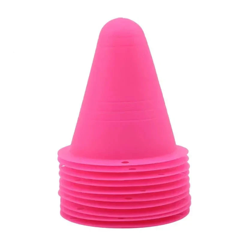 8cm Plastic Marker Cones (10 Pack)