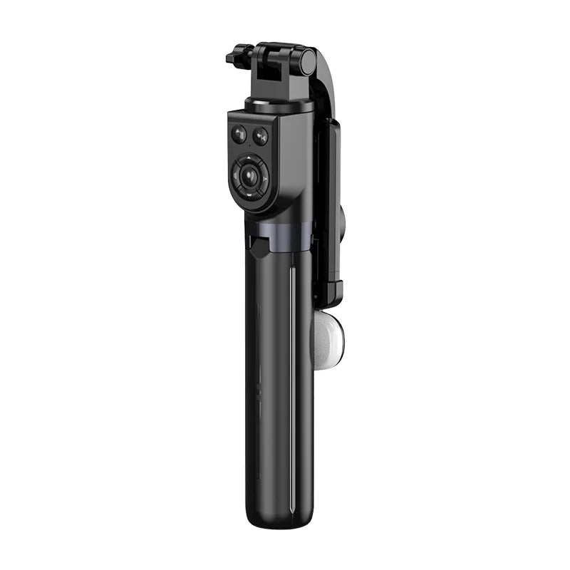 1M Selfie Stick Tripod with LED Light and Bluetooth Remote for iPhone/Android