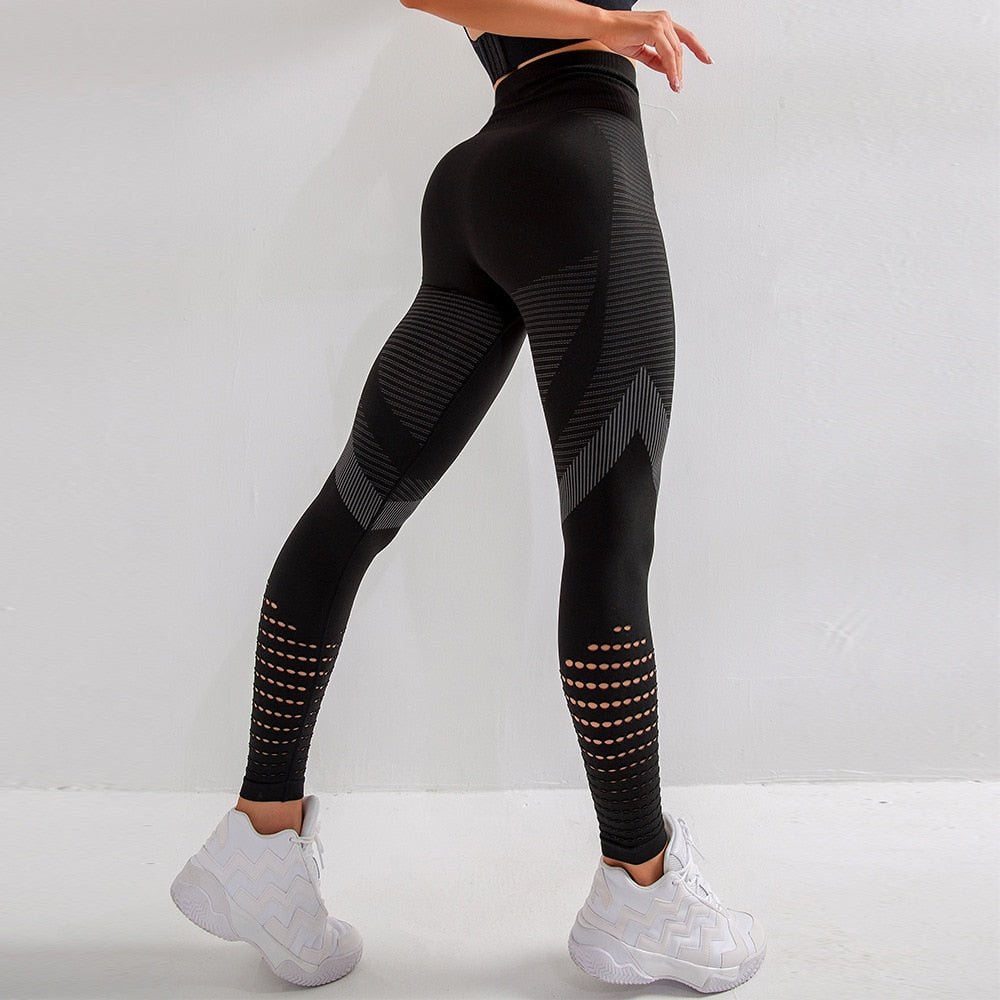 ActiveArrow Performance Open-Shoulder Sports Bra & Leggings Gym Set