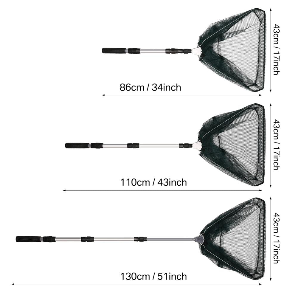 AquaGrip 130cm Aluminium Fishing Net