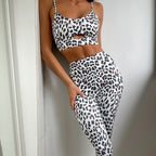 Blanc Leopard Gym Set