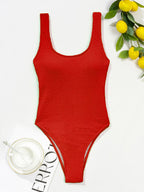 Crochet Style One-Piece Swimsuit