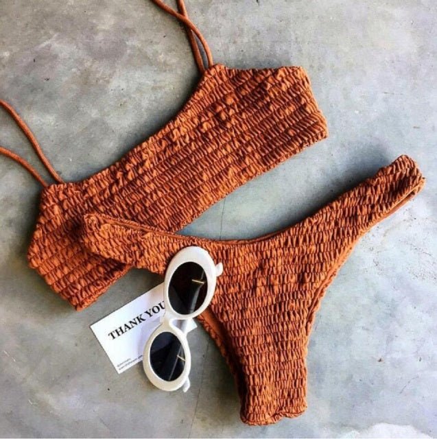 Crochet Style Two-Piece Swimsuit