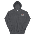 Dark Heather Embroidered Logo Hoodie