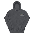 Dark Heather Embroidered Logo Hoodie