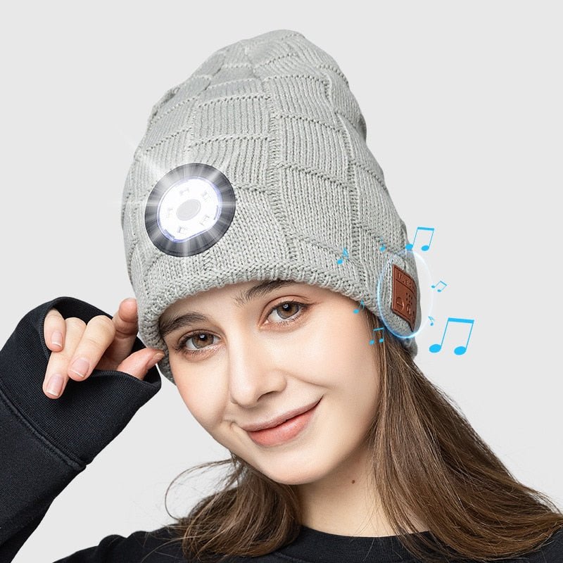 Extra Warm Rechargeable LED & Bluetooth Beanie