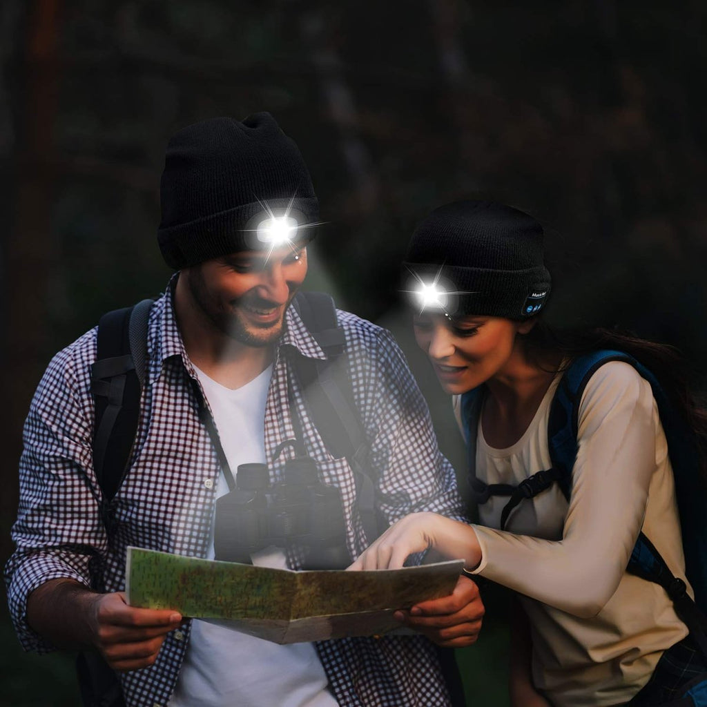 Extra Warm Rechargeable LED & Bluetooth Beanie