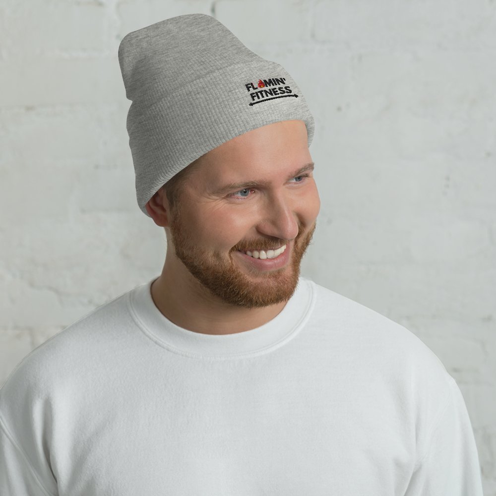 Grey Cuffed Beanie
