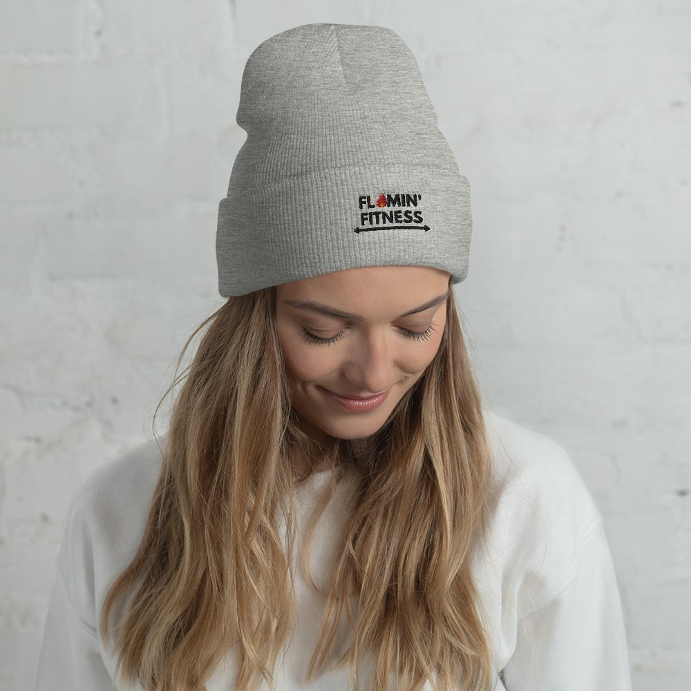 Grey Cuffed Beanie